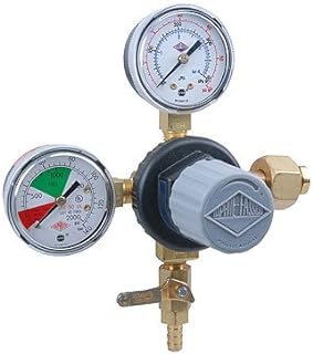 TWIN GAUGE CO2 REGULATOR, 0-300PSI,
